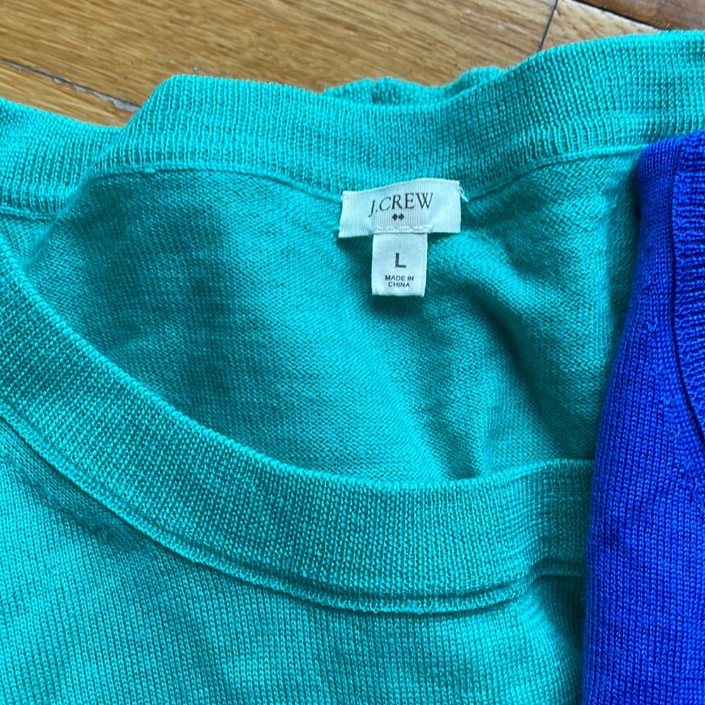 Bundle Of J.Crew Light Sweaters - image 3